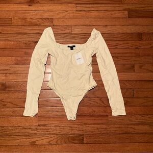 Forever 21 Cream Bodysuit